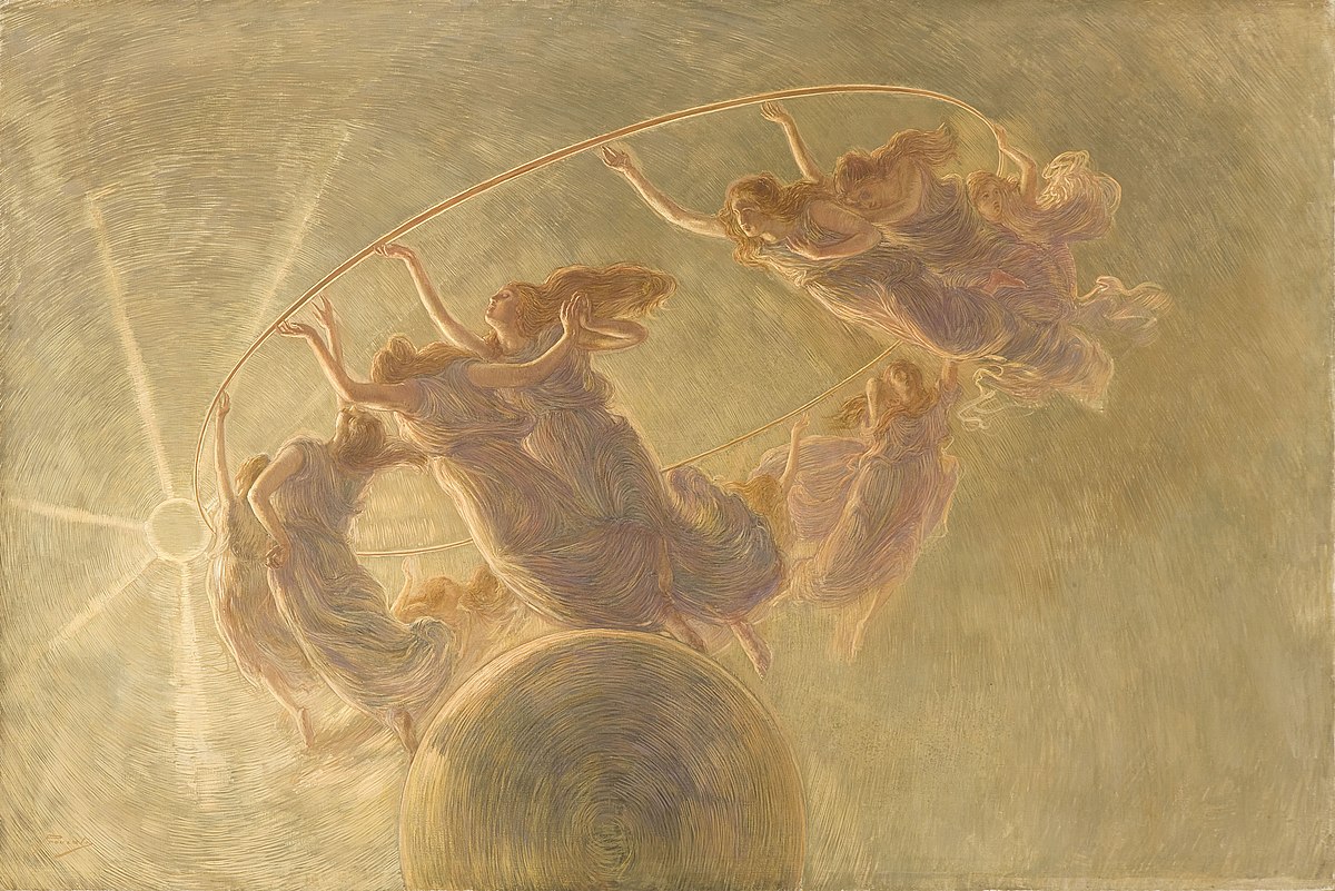 Gaetano Previati, La danza delle ore, 1899