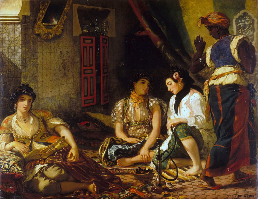 Delacroix, Donne di Algeri nei loro appartamenti, 1834